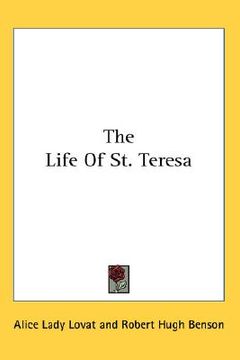 portada the life of st. teresa (in English)