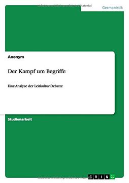 portada Der Kampf um Begriffe (German Edition)