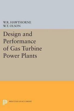 portada Design and Performance of gas Turbine Power Plants (High Speed Aerodynamics and jet Propulsion) 