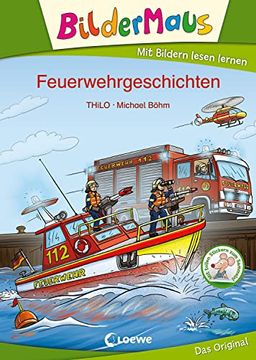 portada Bildermaus - Feuerwehrgeschichten: Mit Bildern Lesen Lernen - Ideal für die Vorschule und Leseanfänger ab 5 Jahre (in German)
