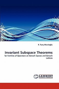 portada invariant subspace theorems (en Inglés)