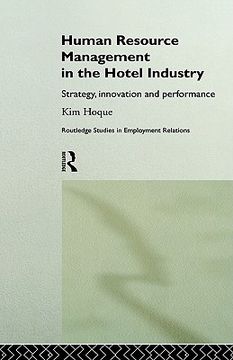 portada human resource management in the hotel industry (en Inglés)