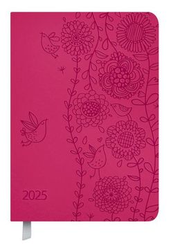 portada Timer Soft Touch Pink 2025: Terminplaner in Lederoptik. Terminkalender mit Wochenübersicht und Lesezeichenband. Taschenkalender im Format: 11 x 16 cm