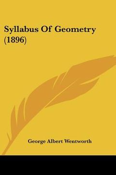 portada syllabus of geometry (1896) (en Inglés)