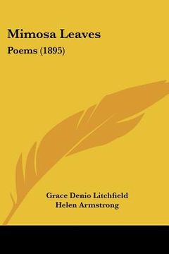 portada mimosa leaves: poems (1895)