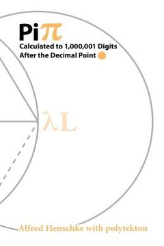 portada Pi: Calculated to 1,000,001 Digits After the Decimal Point (en Inglés)