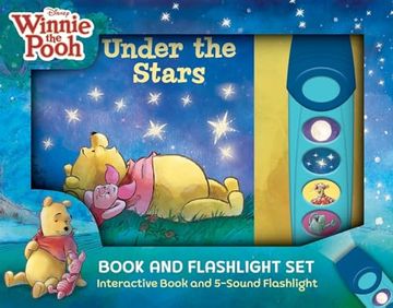portada Disney Winnie the Pooh: Under the Stars Book and 5-Sound Flashlight set