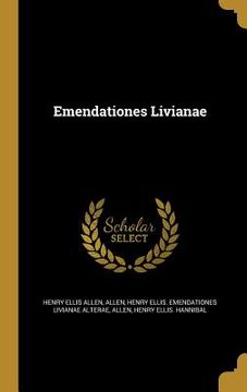 portada Emendationes Livianae (in Latin)
