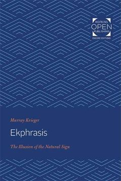 portada Ekphrasis: The Illusion of the Natural Sign (en Inglés)