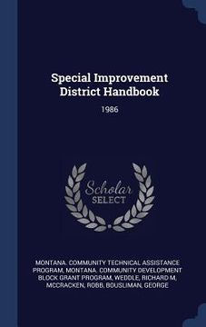 portada Special Improvement District Handbook: 1986 (in English)