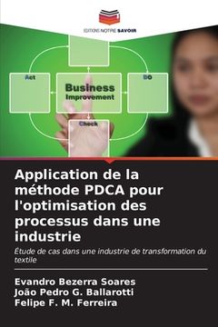 portada Application de la méthode PDCA pour l'optimisation des processus dans une industrie