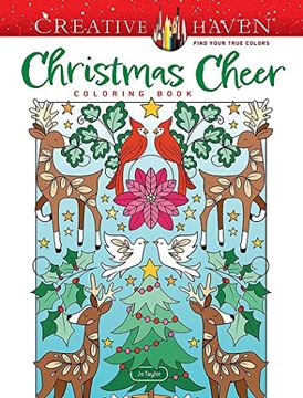 portada Creative Haven Christmas Cheer Coloring Book (in English)