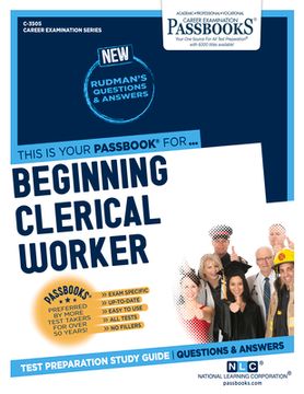 portada Beginning Clerical Worker (C-3505): Passbooks Study Guide Volume 3505 (en Inglés)