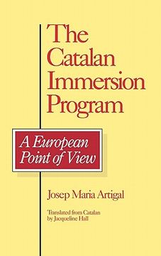 portada the catalan immersion program: a european point of view (en Inglés)