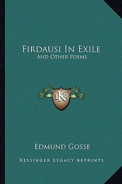 portada firdausi in exile: and other poems (in English)