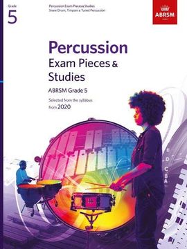portada Percussion Exam Pieces & Studies, Abrsm Grade 5: Selected From the Syllabus From 2020 (Abrsm Exam Pieces) (en Inglés)