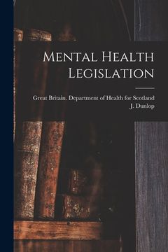portada Mental Health Legislation (in English)