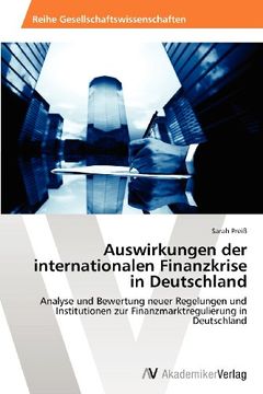 portada Auswirkungen der internationalen Finanzkrise in Deutschland