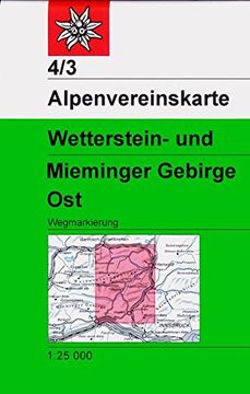 portada Wetterstein Mieminger Geb. Topographische Karte mit Wegmarkierungen: 4 (en Alemán)