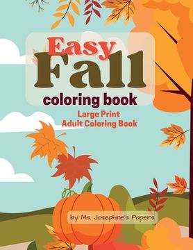 portada Easy Fall Coloring Book (en Inglés)