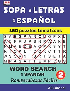 portada Sopa de Letras en Español (Word Search in Spanish): 2 (150 Temas Emocionantes en Español)