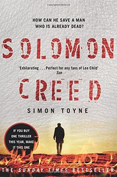 portada Solomon Creed: The Only Thriller You Need to Read This Year