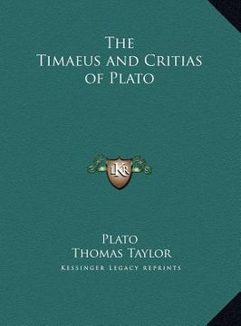 portada the timaeus and critias of plato