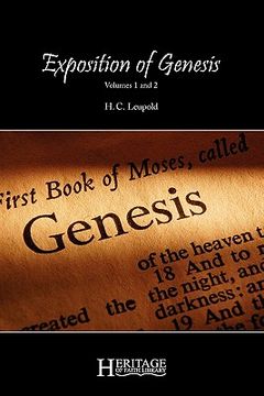 portada exposition of genesis: volumes 1 and 2 (en Inglés)