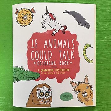 portada If Animals Could Talk: An Adult Coloring Book for Adults