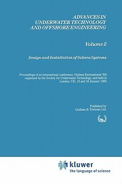 portada design and installation of subsea systems (in English)