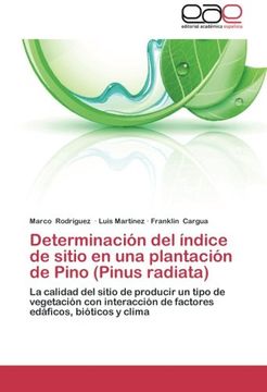 portada Determinación del índice de sitio en una plantación de Pino (Pinus radiata)