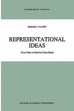 portada representational ideas: from plato to patricia churchland (en Inglés)