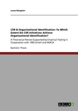 portada csr & organisational identification: to which extent do csr initiatives achieve organisational identification? (en Inglés)