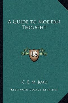 portada a guide to modern thought (en Inglés)
