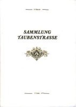 portada Sammlung Taubenstrasse