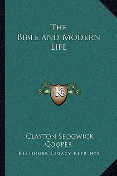 portada the bible and modern life