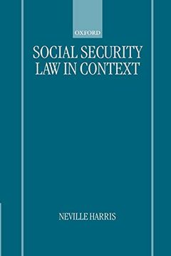 portada Social Security law in Context (en Inglés)