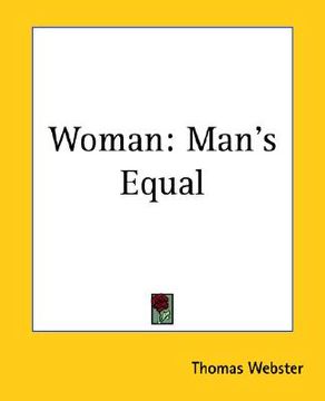 portada woman: man's equal (en Inglés)