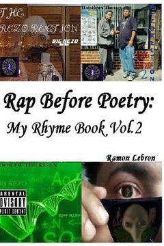 portada Rap Before Poetry: : My Rhyme Book Vol.2 (en Inglés)