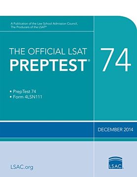 portada The Official LSAT PrepTest 74: (Dec. 2014 LSAT)