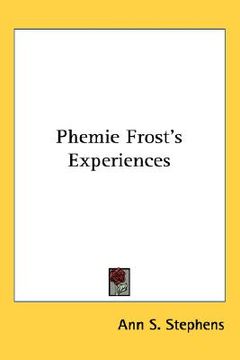 portada phemie frost's experiences (in English)