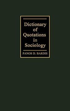 portada Dictionary of Quotations in Sociology (en Inglés)
