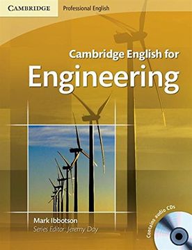 portada Cambridge English for Engineering Student's Book With Audio cds (2) (in English)