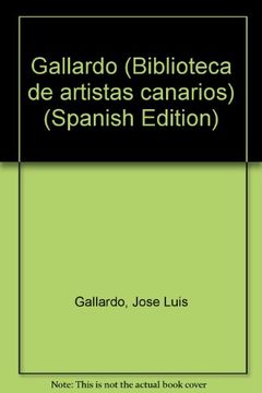 portada Gallardo (Biblioteca de artistas canarios) (Spanish Edition)