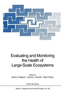 portada evaluating and monitoring the health of large-scale ecosystems