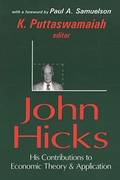 portada John Hicks: His Contributions to Economic Theory and Application