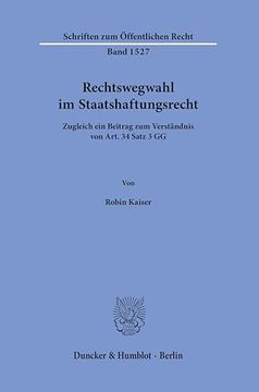 portada Rechtswegwahl im Staatshaftungsrecht. (en Alemán)