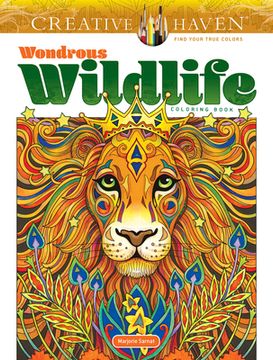 portada Creative Haven Wondrous Wildlife Coloring Book (in English)
