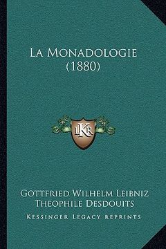 portada La Monadologie (1880) (en Francés)