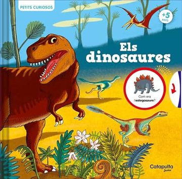 portada Petits Curiosos: Els Dinosaures (en Catalá)
